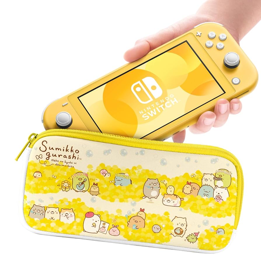 Nintendo Switch Lite グレー キャラクターイラスト付き Nintendo Switch Lite グレー キャラクターイラスト付き 任天堂